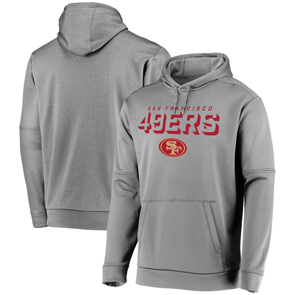 Men's San Francisco 49ers Charcoal Indisputable Favorite Pullover Hoodie Men's San Francisco 49ers Charcoal Indisputable Favorite Pullover Hoodie